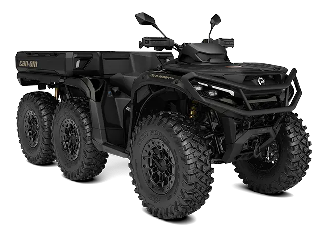 Can-Am Outlander 6x6 Backcountry T 2027, snett framifrån