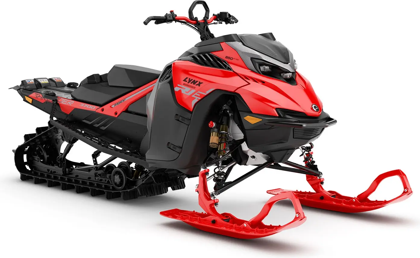 Lynx Shredder RE 3700 850 E-TEC 2025 i snön